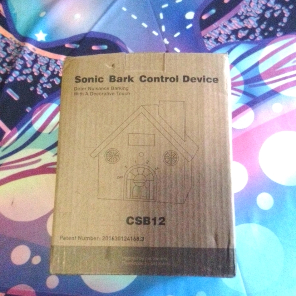 Sonic bark control device